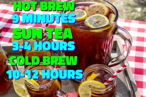 Southern Sweet Tea Company Unsweetened Black Tea Bags, 10 Gallon Size, Orange Pekoe, Family Pack, Zero Calorie, Keto &amp; Paleo Friendly, Bulk Iced Tea Southern Sweet Tea Company