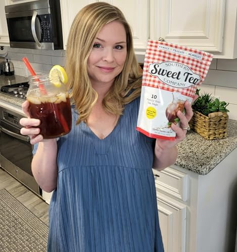 Southern Sweet Tea Company Unsweetened Black Tea Bags, 10 Gallon Size, Orange Pekoe, Family Pack, Zero Calorie, Keto &amp; Paleo Friendly, Bulk Iced Tea Southern Sweet Tea Company