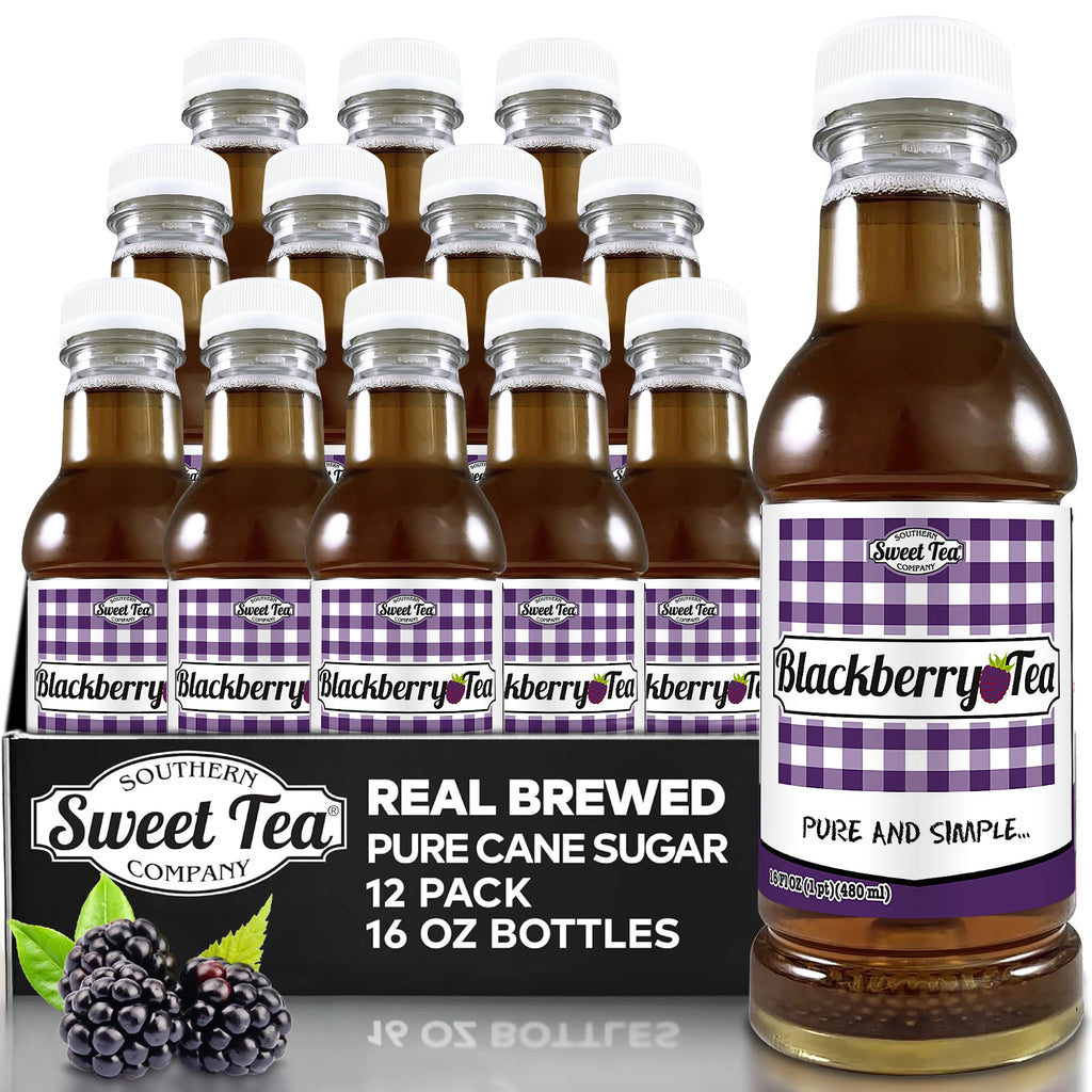 Blackberry Sweet Iced Tea - Real Brewed Black Tea - 12 Pack (16oz)