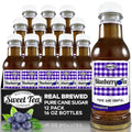 Blueberry Sweet Iced Tea - Real Brewed Black Tea - 12 Pack (16oz)