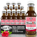 Hibiscus Sweet Iced Tea - Real Brewed Black Tea - 12 Pack (16oz)