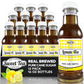 Lemon Sweet Iced Tea - Real Brewed Black Tea - 12 Pack (16oz) My Store