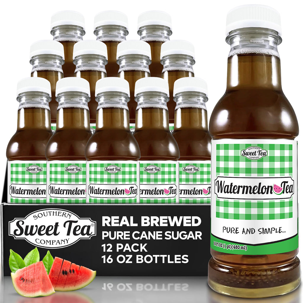 Watermelon Sweet Iced Tea - Real Brewed Black Tea - 12 Pack (16oz) My Store