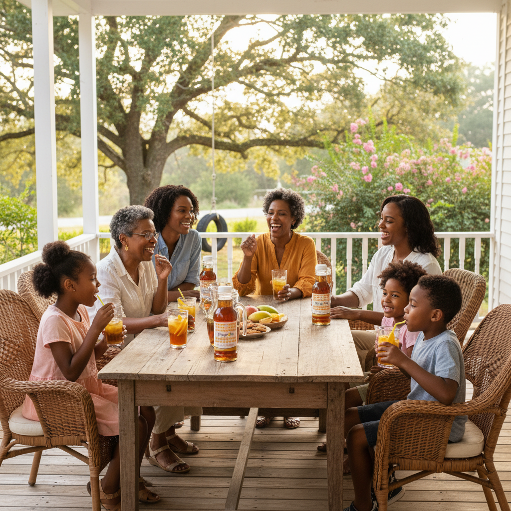 Mango Sweet Iced Tea Family Lifestyle
